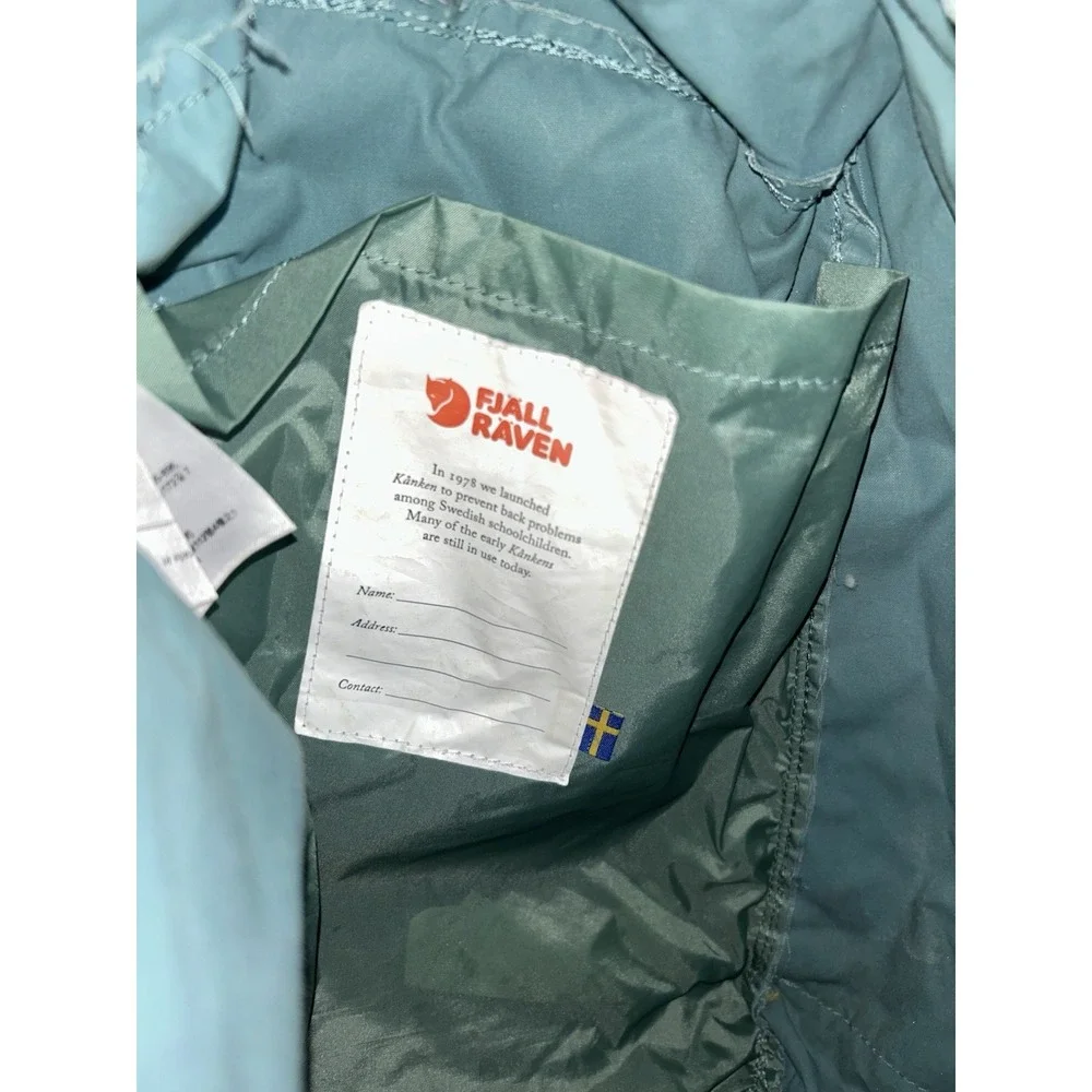 Fjällräven Kånken Frost Green Backpack Daypack Hiking